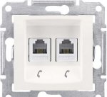 SE Sedna Беж Розетка ТЛФ 2-ая RJ11 (SDN4201147)