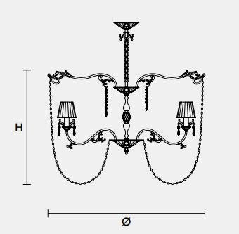 Подвесной светильник Masiero CLASSICA 6160 10 Подвесной светильник Masiero CLASSICA 6160 10