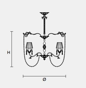 Подвесной светильник Masiero CLASSICA 6160 6