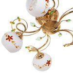 Светильник ЭкономСвет 6175/5C FGD WT