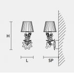 Настенный светильник Masiero CLASSICA 6190 A1