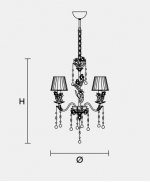 Подвесной светильник Masiero CLASSICA 6190 S3