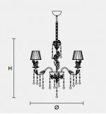 Подвесной светильник Masiero CLASSICA 6190 S5