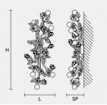 Настенный светильник Masiero CLASSICA 6195 A6