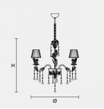 Подвесной светильник Masiero CLASSICA 6195 S5