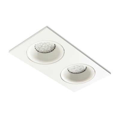 619721 белый светильник встраиваемый Italline