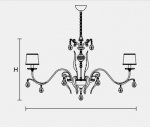 Подвесной светильник Masiero CLASSICA 6205 12
