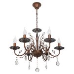 Светильник ЭкономСвет 6220/6BR+WT