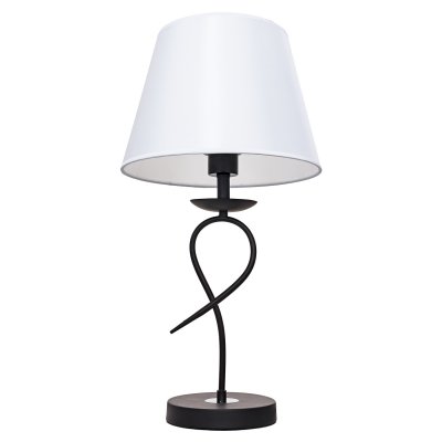 Настольная лампа Экономсвет 6244/1T BK WT