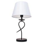 Настольная лампа Экономсвет 6244/1T BK WT