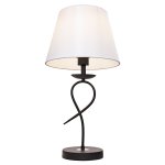 Настольная лампа Экономсвет 6244/1T BK WT