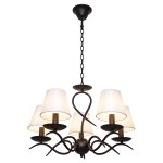 Люстра классическая Экономсвет 6244/5BK WT