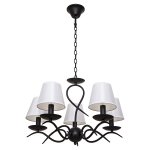 Люстра классическая Экономсвет 6244/5BK WT