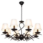 Светильник ЭкономСвет 6244/8BK WT