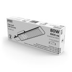 Светильник уличный Gauss Avenue 80W 8000lm 5000K 190-250V IP65 420*160*57мм черный КСС "Д" LED (629536380)