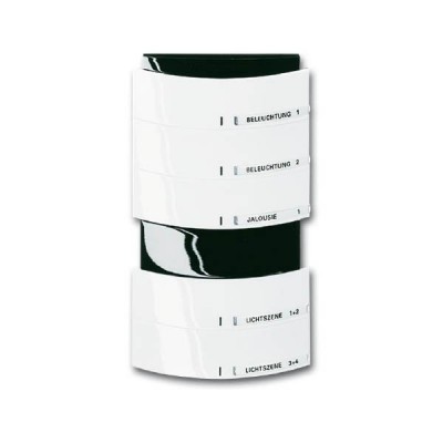 Сенсор 5-ти клавишный с ИК-приемником triton белый глянцевый 6300-0-0834