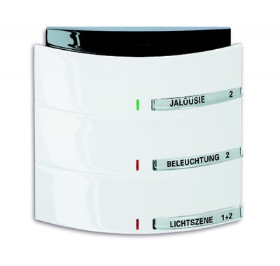 Сенсор 3-х клавишный с ИК-приемником triton белый матовый 6300-0-1113