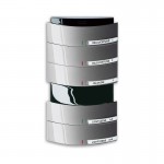 Сенсор 5-и клавишный с ИК-приемником и LCD-дисплеем triton алюминий [BJE6325-83] 6300-0-1335