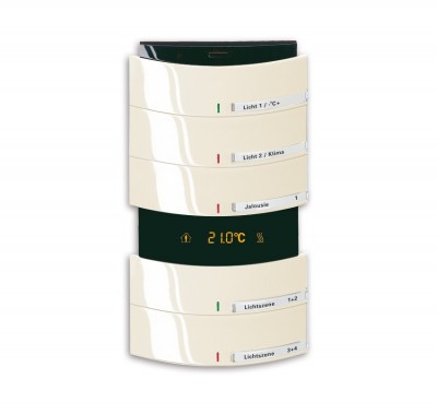 Сенсор 5-ти клавишный с терморегулятором triton слоновая кость 6300-0-1344