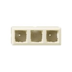 Gira S-55 Крем глянц Рамка подъемная 3-ая (G6301)