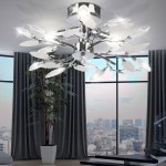 Люстра с листьями Globo 63100-3 VIDA