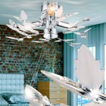 Люстра с листьями Globo 63100-3 VIDA