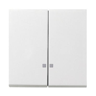 Gira F100 Бел глянц Клавиша 2-ая с линзами подсветки (G631112)