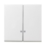 Gira F100 Бел глянц Клавиша 2-ая с линзами подсветки (G631112)