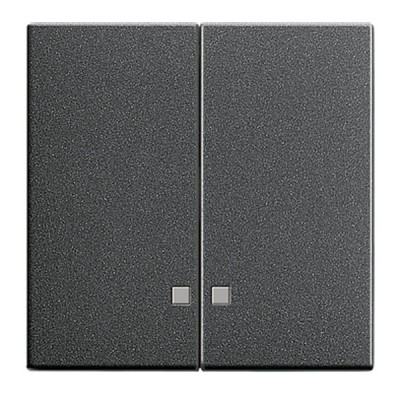 Gira S-55 Антрацит Клавиша 2-ая с линзами подсветки (G63128)