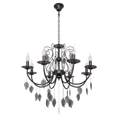 Люстра классическая Экономсвет 6327/8BK+SV