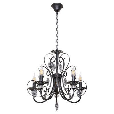 Люстра классическая Экономсвет 6328/5BK+WT