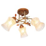 Светильник ЭкономСвет 6345GM/3FGD WT