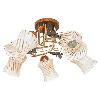 

Люстра эконом Экономсвет 6345GM/5FGD WT, 6345GM/5FGD WT
