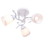 Люстра эконом Экономсвет 636GM/3CR WT