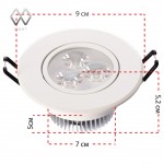 Светильник светодиодный Mw light 637012403 Круз