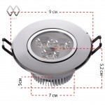 Светильник светодиодный Mw light 637012603 Круз