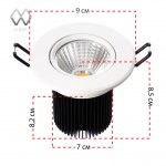 Светильник светодиодный Mw light 637013701 Круз