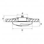 Светильник встраиваемый Lightstar 6400 Spira