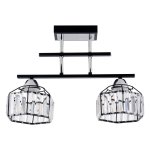 Люстра современная Экономсвет 64088/2BK+CR CL