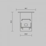 Комплектующие для профиля Led Strip 642054