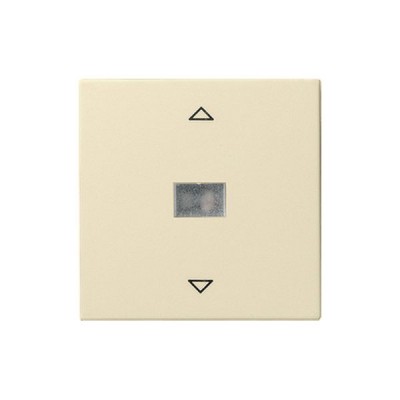 Gira S-55 Крем глянц Накладка нажимного электронного жалюзийного выключателя (G64401)