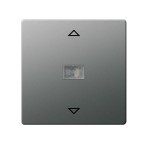 Gira E22 Сталь Накладка управляющего кнопочного выключателя (G64420)