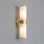 Настенный светильник 6483W/B brass/white
