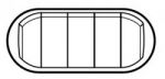Клавиша для выключателя/переключателя 5 клавишного графит Celiane (Legrand) 64903