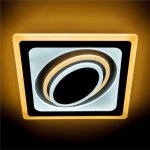 Настенно-потолочный светильник LED4U 6503/30 Black**