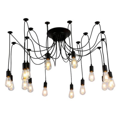 Подвесной светильник БЛИЦ черный d140 h120 E27 16*40W Kink light 6507-16ax Подвесной светильник БЛИЦ черный d140 h120 E27 16*40W Kink light 6507-16ax