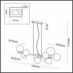 Люстра Lumion 6508/10 MODERNI