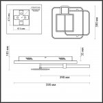 Люстра потолочная Odeon Light 6543/126CL LEDIO