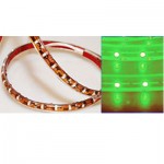Светодиодная лента Smd 3528, 60 Led/м, 4.8W/м, 12V, IP65 герметичная, свет зеленый