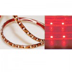 Светодиодная лента Smd 3528, 60 Led/м, 4,8W/м, 12V, IP65 герметичная, свет красный